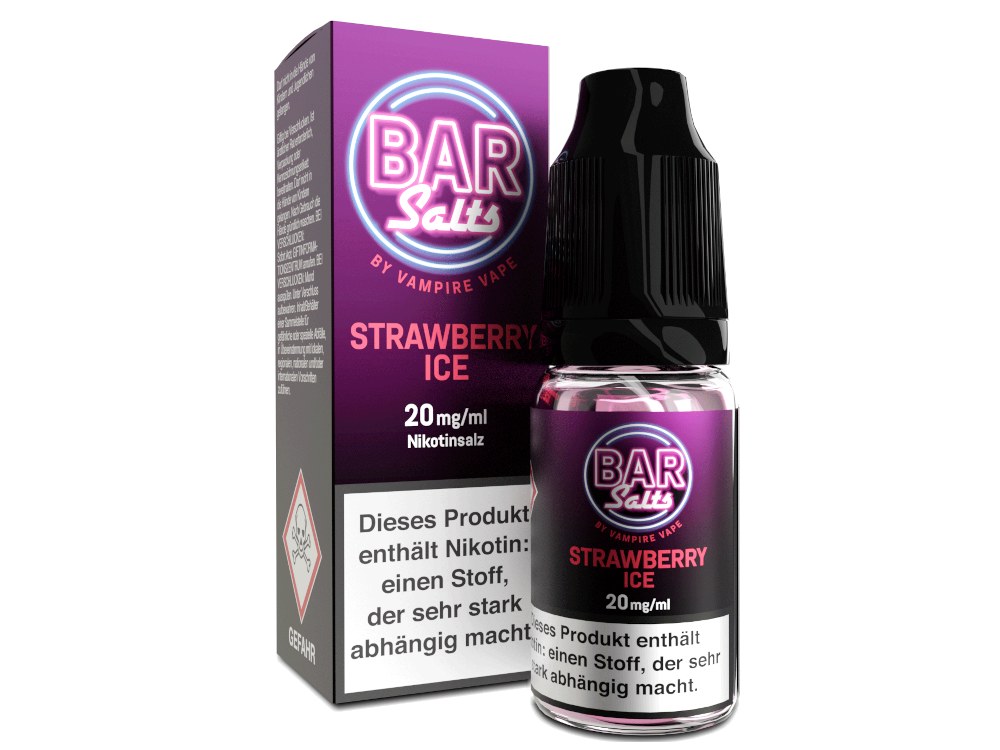 Vampire Vape - Bar Salts - Nikotinsalz Liquid - Strawberry Ice
