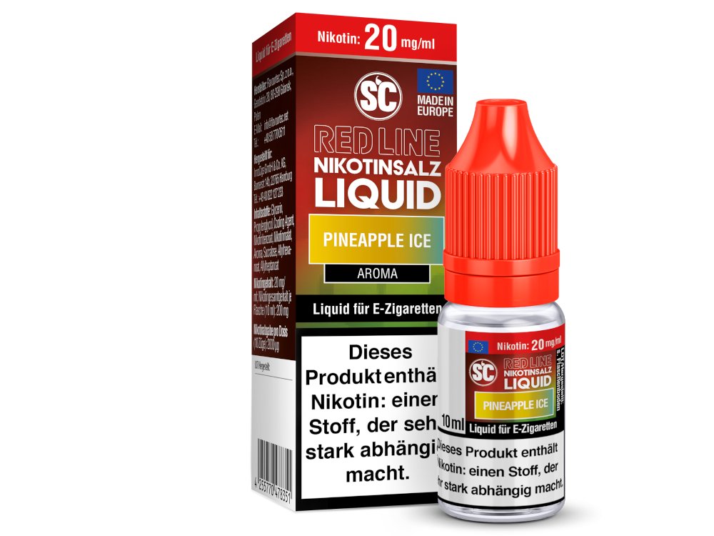 SC - Red Line - Pineapple Ice - Nikotinsalz Liquid