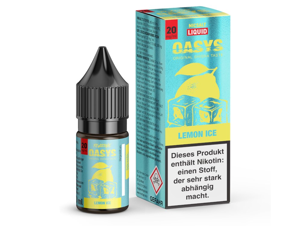 Revoltage OASYS - Hybrid Nikotinsalz Liquid - Lemon Ice